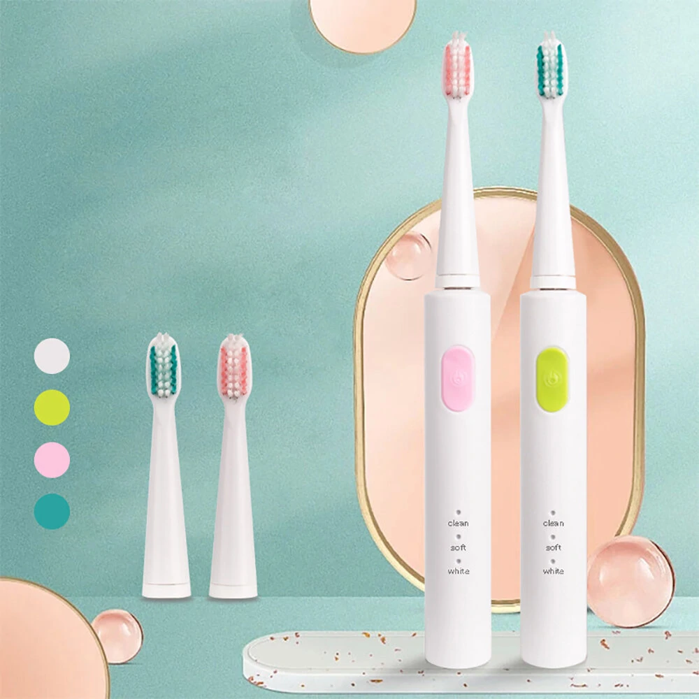 BORUI IPX7 3 Mode Battery Operated Electric Toothbrush with 3 Brush Heads Oral Hygiene Health Products (image for) BORUI IPX7 3 Mode Battery Operated Electric Toothbrush with 3 Brush Heads Oral Hygiene Health Products